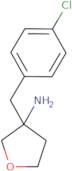 3-[(4-Chlorophenyl)methyl]oxolan-3-amine