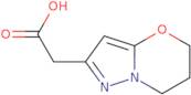 2-{5H,6H,7H-Pyrazolo[3,2-b][1,3]oxazin-2-yl}acetic acid