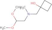 1-{[(2,2-Dimethoxyethyl)(methyl)amino]methyl}cyclobutan-1-ol