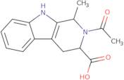 2-Acetyl-1-methyl-2,3,4,9-tetrahydro-1H-β-carboline-3-carboxylic acid