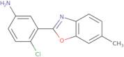 4-Chloro-3-(6-methyl-1,3-benzoxazol-2-yl)aniline