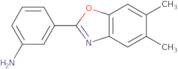 3-(5,6-Dimethyl-1,3-benzoxazol-2-yl)aniline