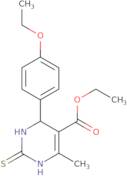 Ethyl 4-(4-ethoxyphenyl)-6-methyl-2-thioxo-1,2,3,4-tetrahydro-5-pyrimidinecarboxylate