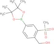 [2-Methanesulfonyl-4-(4,4,5,5-tetramethyl-[1,3,2]dioxaborolan-2-yl)-phenyl]-methanol