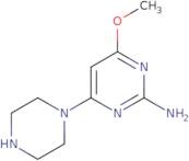 4-Methoxy-6-(piperazin-1-yl)pyrimidin-2-amine