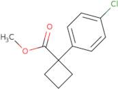 Cyclobutanecarboxylic acid, 1-(4-chlorophenyl)-, methyl ester