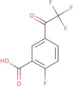 2-Fluoro-5-(trifluoroacetyl)benzoic acid