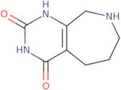 5H,6H,7H,8H,9H-Pyrimido[4,5-c]azepine-2,4-diol