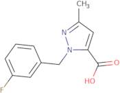 1-(3-Fluorobenzyl)-3-methyl-1H-pyrazole-5-carboxylic acid