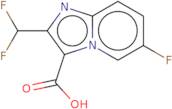 2-(Difluoromethyl)-6-fluoroimidazo[1,2-a]pyridine-3-carboxylic acid