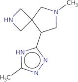 6-Methyl-8-(5-methyl-4H-1,2,4-triazol-3-yl)-2,6-diazaspiro[3.4]octane