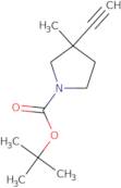tert-Butyl 3-ethynyl-3-methylpyrrolidine-1-carboxylate