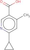 6-Cyclopropyl-4-methylpyridine-3-carboxylic acid