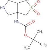 tert-Butyl N-{2,2-dioxo-hexahydro-1H-2λ6-thieno[3,4-c]pyrrol-3a-yl}carbamate