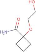 1-(2-Hydroxyethoxy)cyclobutane-1-carboxamide