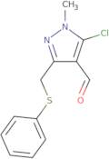 5-Chloro-1-methyl-3-[(phenylsulfanyl)methyl]-1H-pyrazole-4-carbaldehyde