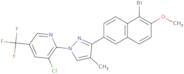 2-[3-(5-Bromo-6-methoxy-2-naphthyl)-4-methyl-1H-pyrazol-1-yl]-3-chloro-5-(trifluoromethyl)pyridine