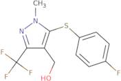 5-(4-Fluorophenylthio)-4-(hydroxymethyl)-1-methyl-3-(trifluoromethyl)-1H-pyrazole