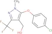 [5-(4-Chlorophenoxy)-1-methyl-3-(trifluoromethyl)-1H-pyrazol-4-yl]methanol