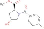 Methyl 1-(4-fluorobenzoyl)-4-hydroxy-2-pyrrolidinecarboxylate