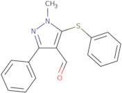 1-Methyl-3-phenyl-5-(phenylsulfanyl)-1H-pyrazole-4-carbaldehyde