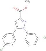 Methyl 1-(3-chlorophenyl)-5-(4-chlorophenyl)-1H-pyrazole-3-carboxylate