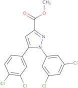 Methyl 5-(3,4-dichlorophenyl)-1-(3,5-dichlorophenyl)-1H-pyrazole-3-carboxylate