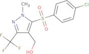 [5-[(4-Chlorophenyl)sulphonyl]-1-methyl-3-(trifluoromethyl)-1H-pyrazol-4-yl]methanol