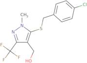 5-(4-Chlorobenzylthio)-1-methyl-3-(trifluoromethyl)-1H-pyrazol-4-yl]methanol