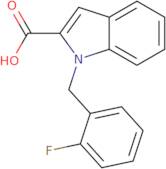 1-[(2-Fluorophenyl)methyl]-1H-indole-2-carboxylic acid