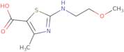 2-[(2-Methoxyethyl)amino]-4-methyl-1,3-thiazole-5-carboxylicacid