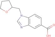 1-(Oxolan-2-ylmethyl)-1H-1,3-benzodiazole-5-carboxylic acid