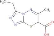 3-Ethyl-6-methyl-7H-[1,2,4]triazolo[3,4-b][1,3,4]thiadiazine-7-carboxylic acid
