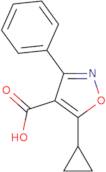 5-Cyclopropyl-3-phenyl-1,2-oxazole-4-carboxylic acid