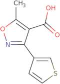 5-Methyl-3-(thiophen-3-yl)-1,2-oxazole-4-carboxylic acid