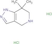 7,7-Dimethyl-1H,4H,5H,6H,7H-pyrazolo[4,3-c]pyridine dihydrochloride