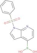 [1-(Benzenesulfonyl)pyrrolo[2,3-b]pyridin-4-yl]boronic acid