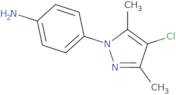 4-(4-Chloro-3,5-dimethyl-1H-pyrazol-1-yl)aniline