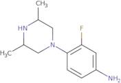 4-(Cis-3,5-dimethylpiperazin-1-yl)-3-fluoroaniline
