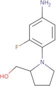 1-(4-Amino-2-fluorophenyl)-2-pyrrolidinemethanol