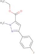 Ethyl 3-(4-fluorophenyl)-1-methyl-1H-pyrazole-5-carboxylate
