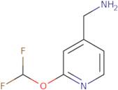 [2-(Difluoromethoxy)pyridin-4-yl]methanamine