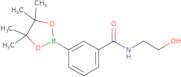 N-[2-Hydroxyethyl]benzamide-3-boronic acid pinacol ester