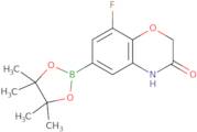 (8-Fluoro-3-oxo-3,4-dihydro-2H-benzo[b][1,4]oxazin-6-yl)boronic acid pinacol ester