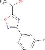 (1S)-1-[3-(3-Fluorophenyl)-1,2,4-oxadiazol-5-yl]ethan-1-ol