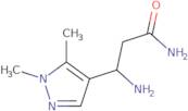 (3S)-3-Amino-3-(1,5-dimethylpyrazol-4-yl)propanamide