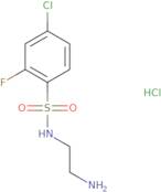 N-(2-Aminoethyl)-4-chloro-2-fluorobenzene-1-sulfonamide hydrochloride