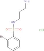 N-(3-Aminopropyl)-2-bromobenzene-1-sulfonamide hydrochloride