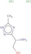 (2S)-2-Amino-2-(5-methyl-1H-1,2,4-triazol-3-yl)ethan-1-ol dihydrochloride