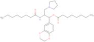 (1R,2R)-1-(2,3-Dihydro-1,4-benzodioxin-6-yl)-2-octanamido-3-(pyrrolidin-1-yl)propyl octanoate